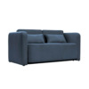 Диван Марлон 131x95x80 см, синий велюр