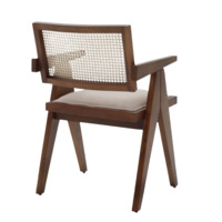 Фотография товара Стул Nura, орех натуральный, обивка бежевая от компании ChiedoCover.