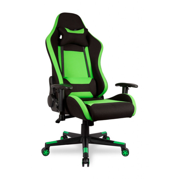 Кресло College BX-3760 Black/Green - фото 1