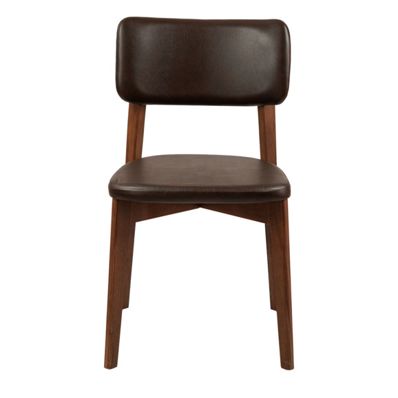 Стул Topas, экокожа коричневая Cometa dark Brown, старинный орех - фото 7