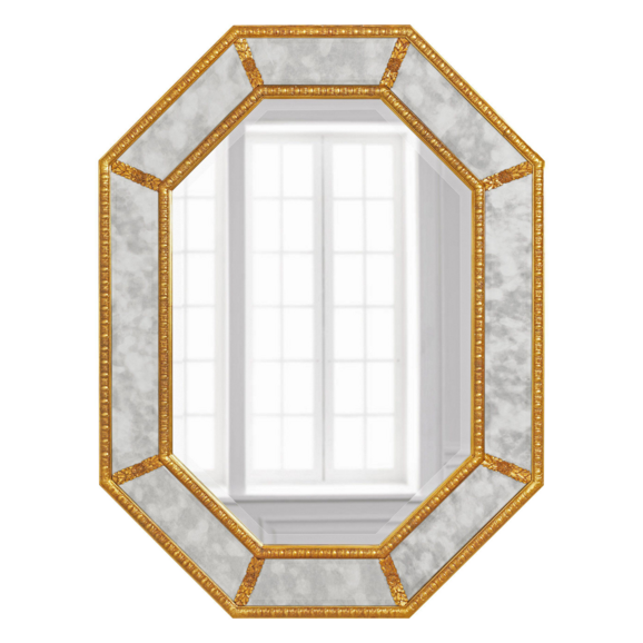 Зеркало Ньюпорт Gold - фото 1