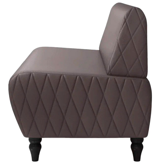 Диван Лотик, экокожа, коричневый - фото 4