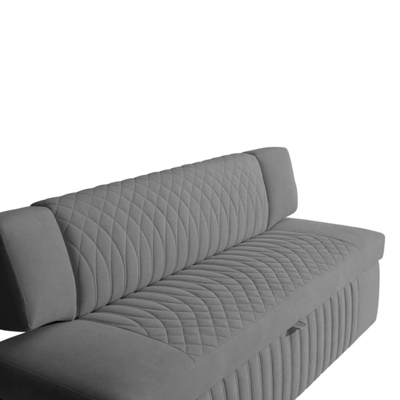 Диван для кухни Леонард 168, серый - фото 4