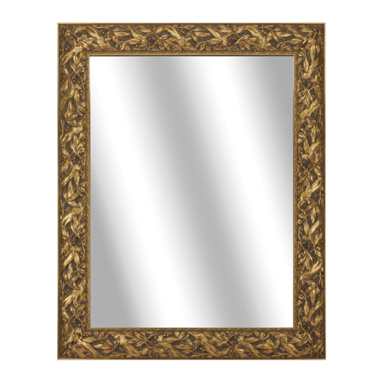 Зеркало в золотистой раме - фото 1