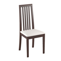 Настоящее фото товара Стул Орион РН, венге, экокожа белая матовая, произведённого компанией ChiedoCover