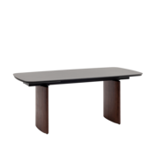 Фотография товара Стол обеденный Gravia раскладной, керамика, темная столешница, 180 см от компании ChiedoCover.