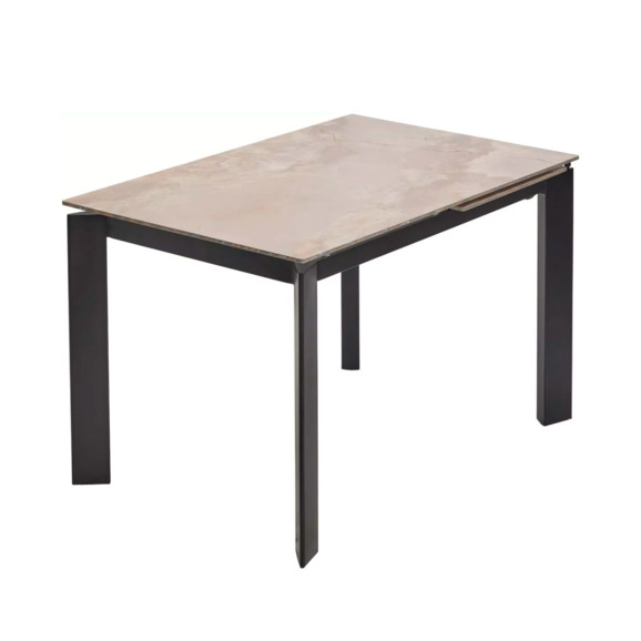Стол corner 120, gloss amber jade solid ceramic, black - фото 8