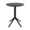 Настоящее фото товара Стол складной Sky Folding Table, круглый d600 мм, черный, произведённого компанией ChiedoCover