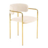 Стул кухонный Stream, кремовый, золотой