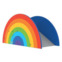 Настоящее фото товара Детская радужная горка Rainbow, произведённого компанией ChiedoCover