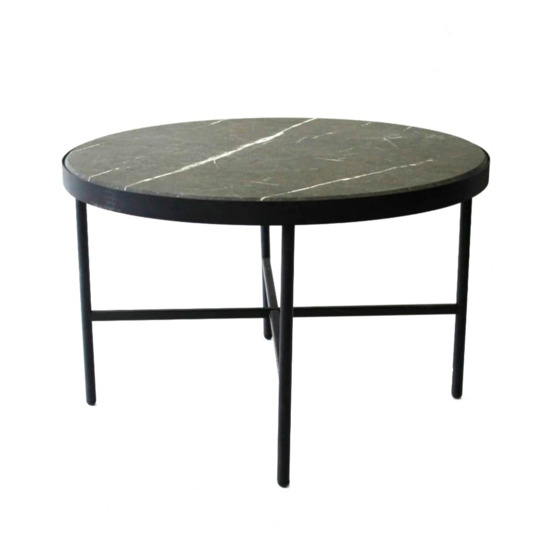 Кофейный столик круглый Финика M Торос черный      - фото 1