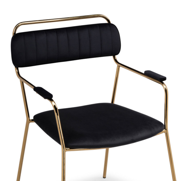 Кресло Aspen, золотой, черный Кресло Aspen, золотой, черный - фото 5