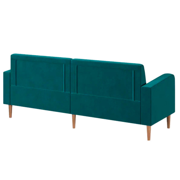 Диван Папилла, велюр, 182 см, изумрудный - фото 3