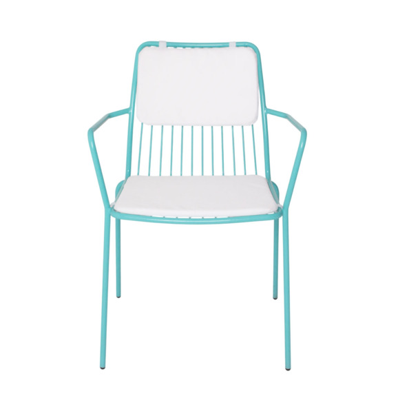 Стул Лион с подлокотниками и подушкой, ткань Оксфорд 600 - фото 5