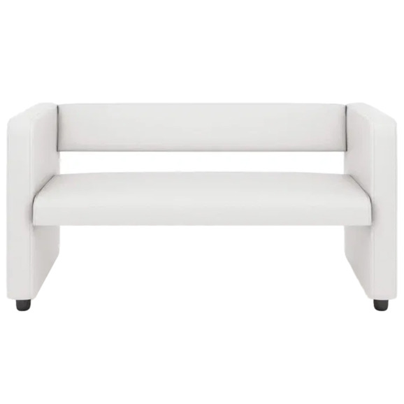 Диван Тепал, экокожа, белый - фото 2