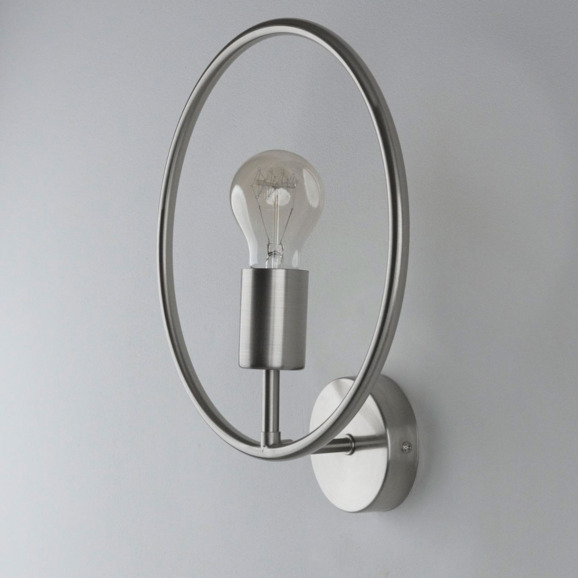 Светильник настенный Крейс Сахара, хром матовый - фото 6