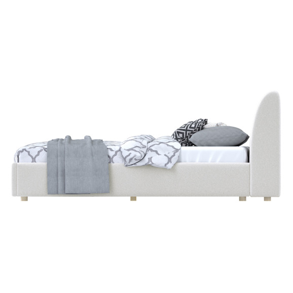 Кровать Бекка, Chenille White - фото 4