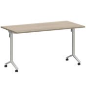 Фотография товара Стол мобильный складной кронберг, белый, 25 мм, 140*70 от компании ChiedoCover.