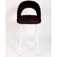 Фотография товара Стул Пиннате, барный, коричневый, белый, велюр от компании ChiedoCover.