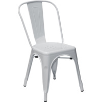 Настоящее фото товара Дизайнерский стул Tolix Белый глянцевый, произведённого компанией ChiedoCover