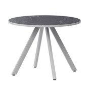 Фотография товара Стол нераздвижной Лаки мини 800мм, даркстоун, белый муар от компании ChiedoCover.