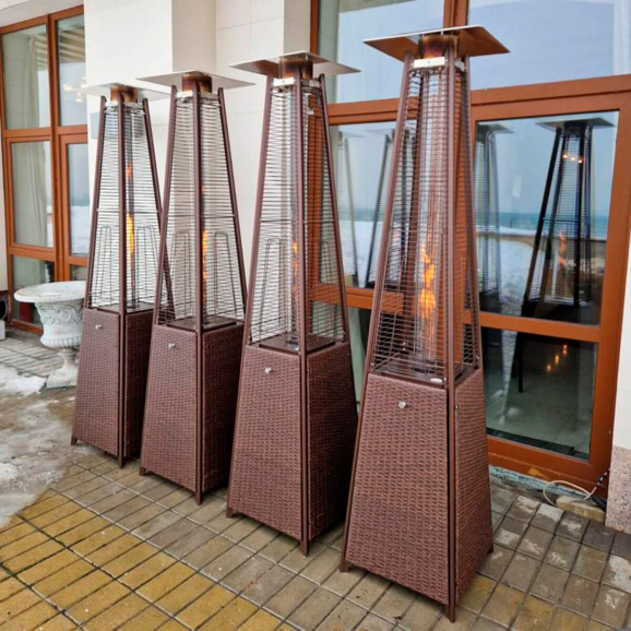 Уличный газовый обогреватель WWT 13I ROTANG Brown Уличный газовый обогреватель WWT 13I ROTANG Brown - фото 7