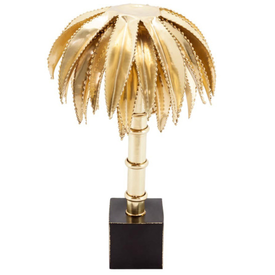 Настольная лампа Пальмери, золотая, 30 см - фото 1