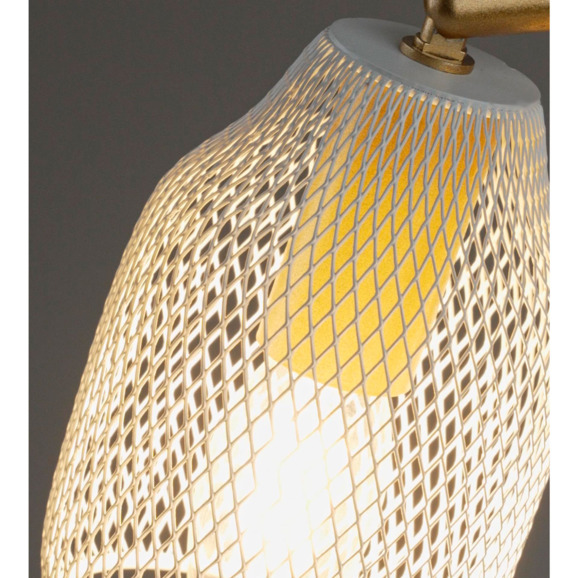 Лампа настольная Кимбл Адалина, белая - фото 4