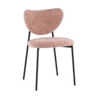 Настоящее фото товара Стул Рина, шенилл пыльно-розовый, произведённого компанией ChiedoCover