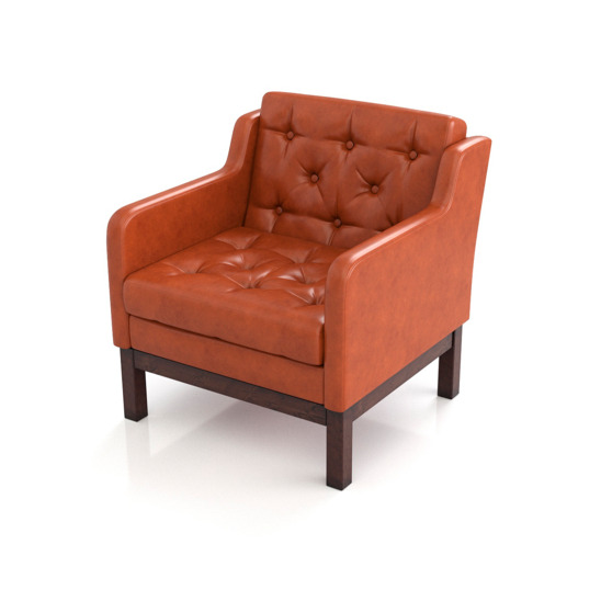 Кресло Арни, коричневый - фото 3