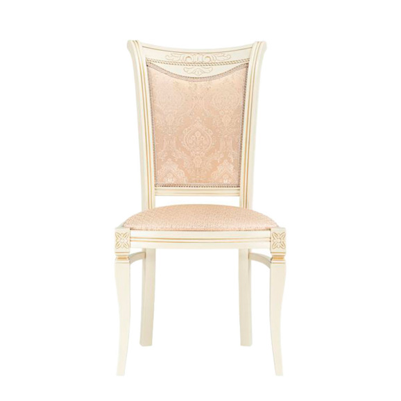 Деревянный стул Mariano линур блекл комби / слоновая кость - фото 2