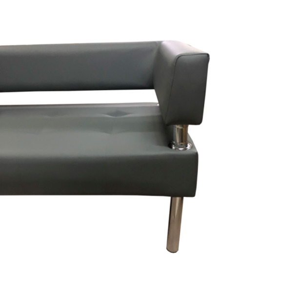 Диван Сантур двухместный, серый - фото 3