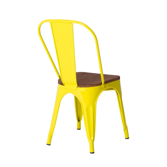 Стул Tolix Wood, желтый Стул Tolix Wood, желтый - фото 4
