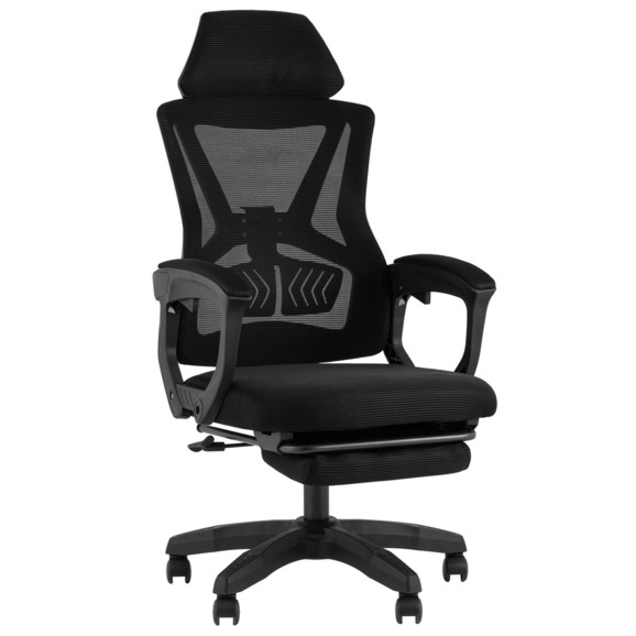 Кресло офисное TopChairs Vecto, черный - фото 1