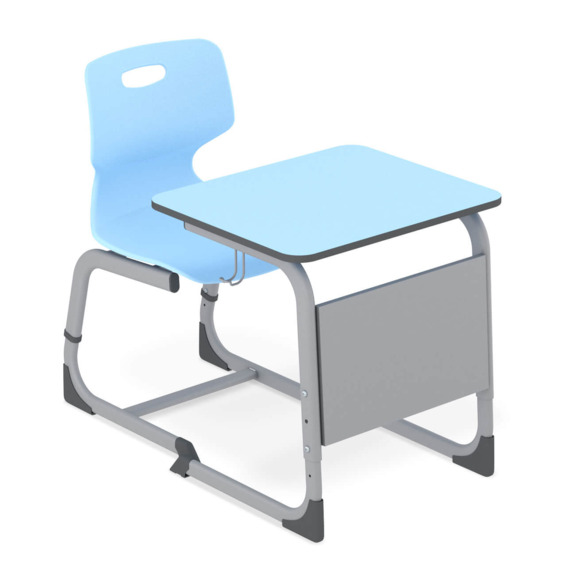 Стул Lime, голубой, серый Стул Lime, голубой, серый - фото 2