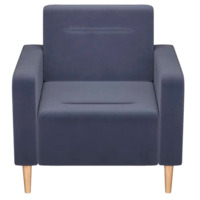 Фотография товара Кресло Папилла, велюр, серый от компании ChiedoCover.