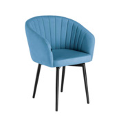 Фотография товара Стул на металлокаркасе Моншау крутящийся velutto 46 / черный от компании ChiedoCover.