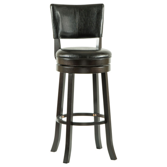 Барный стул Даллас, черный, крутящийся - фото 1
