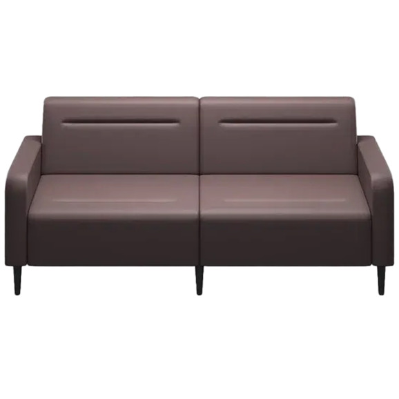 Диван Папилла, экокожа, 202 см, коричневый - фото 2