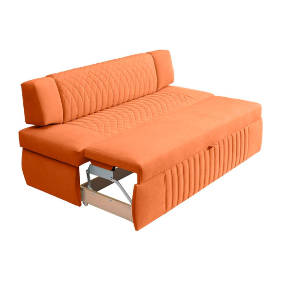 Диван для кухни Леонард 168, оранжевый - фото 3