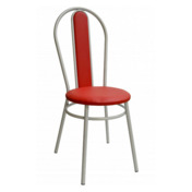 Фотография товара Стул Lorence, каркас серебро, красный от компании ChiedoCover.