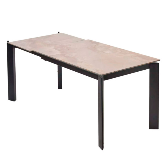 Стол corner 120, gloss amber jade solid ceramic, black - фото 6