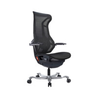 Фотография Эргономичное кресло Atom Black, сетка, черный от производителя ChiedoCover, картинка продукции, реальное фото товара Настоящее фото товара Эргономичное кресло Atom Black, сетка, черный, произведённого компанией ChiedoCover