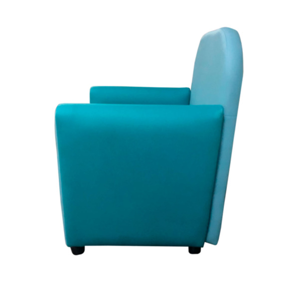 Кресло Мавли, экокожа пегасо, бирюзово-голубой Кресло Мавли, экокожа пегасо, бирюзово-голубой - фото 4