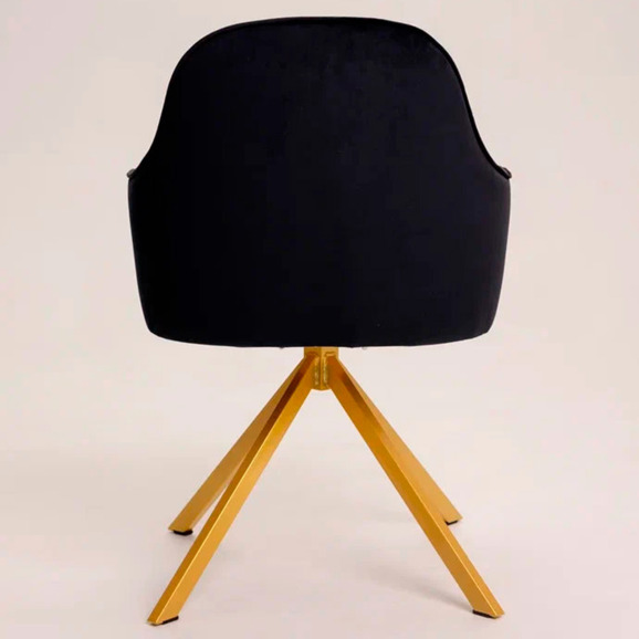 Кресло Сета, пирамида, черный, золотой - фото 6