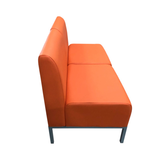 Диван Компакт трехместный, оранжевый - фото 3