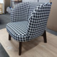 Реальное изображение товара 4 Кресло Даш, жаккард / клетка производства ChiedoCover 