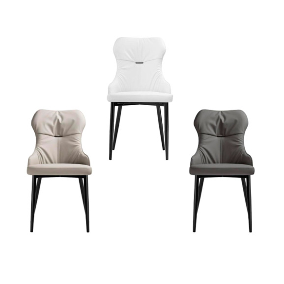 Стул на металлокаркасе Neli white / black Стул на металлокаркасе Neli white / black - фото 8