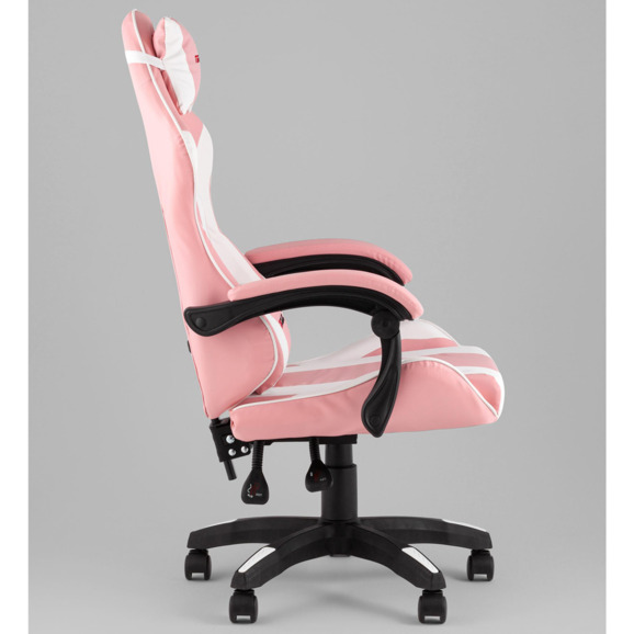 Кресло спортивное TopChairs MG-7035 розово-белый - фото 3