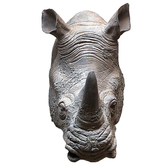 Аксессуар на стену голова Носорога - фото 2